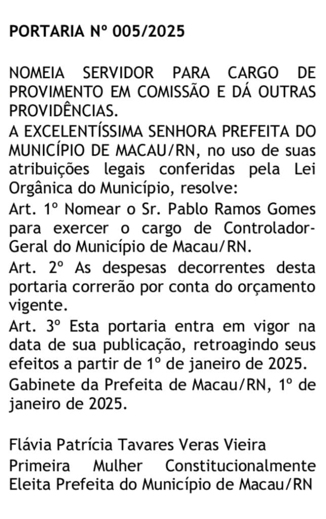 Screenshot_20250101_201356_Adobe-Acrobat-644x1024 SAIU A NOMEAÇÃO DOS SECRETÁRIOS NOMEADOS PELA PRIMEIRA PREFEITA DE MACAU