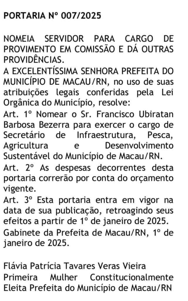 Screenshot_20250101_201408_Adobe-Acrobat-641x1024 SAIU A NOMEAÇÃO DOS SECRETÁRIOS NOMEADOS PELA PRIMEIRA PREFEITA DE MACAU