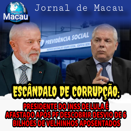 ESCANDALO: PRESIDENTE DO INSS DE LULA É AFASTADO APÓS PF DESCOBRIR DESVIO DE 6 BILHÕES DE VELHINHOS APOSENTADOS