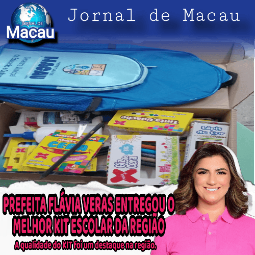 PREFEITA FLÁVIA VERAS ENTREGOU O MELHOR KIT ESCOLAR DA REGIÃO