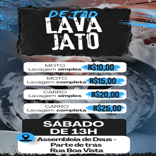 LAVAJATO EM PROL DO CONGRESSO DE JOVENS